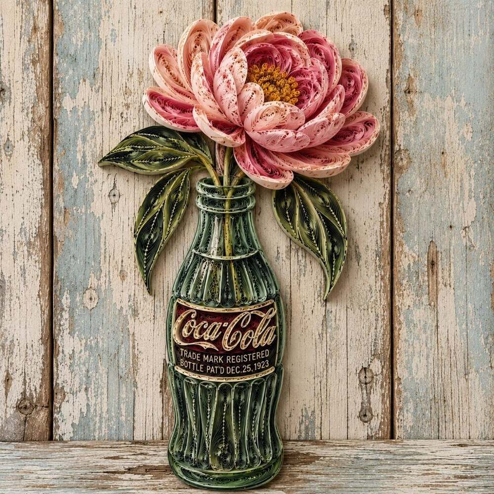 8 X 10 Framed Vintage Coca Cola Bottle 14 E 9